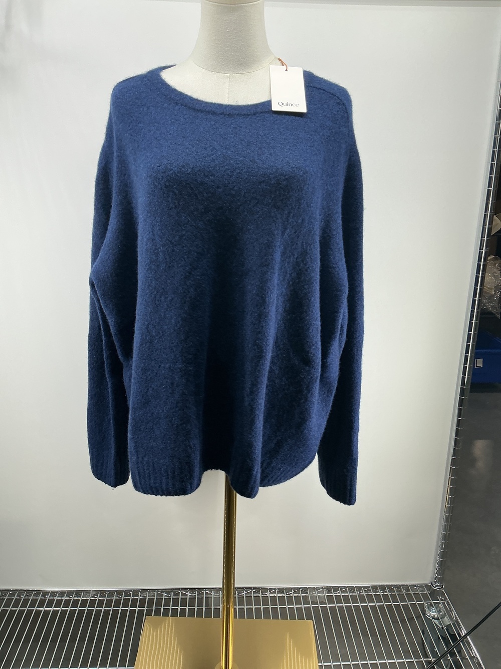 Cashmere Silk Boucle Relaxed Crewneck